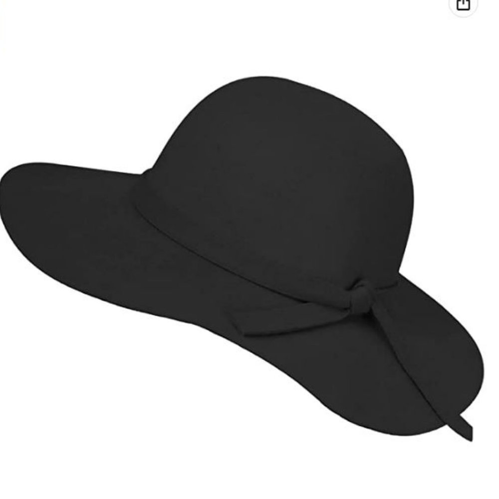 Vintage Fedora Floppy-Hat Kids Girl's Wide Brim Felt Bowler-Hat for 3-8 …